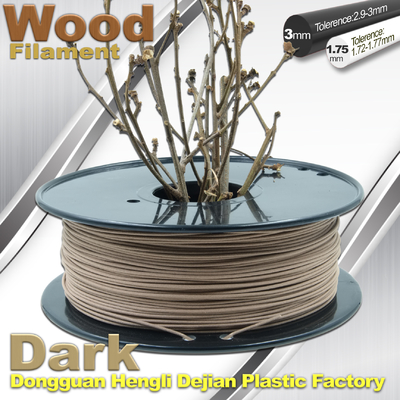 Brown Materia 0.8kg / Roll 3D Printer Wood Filament 1.75mm 3mm